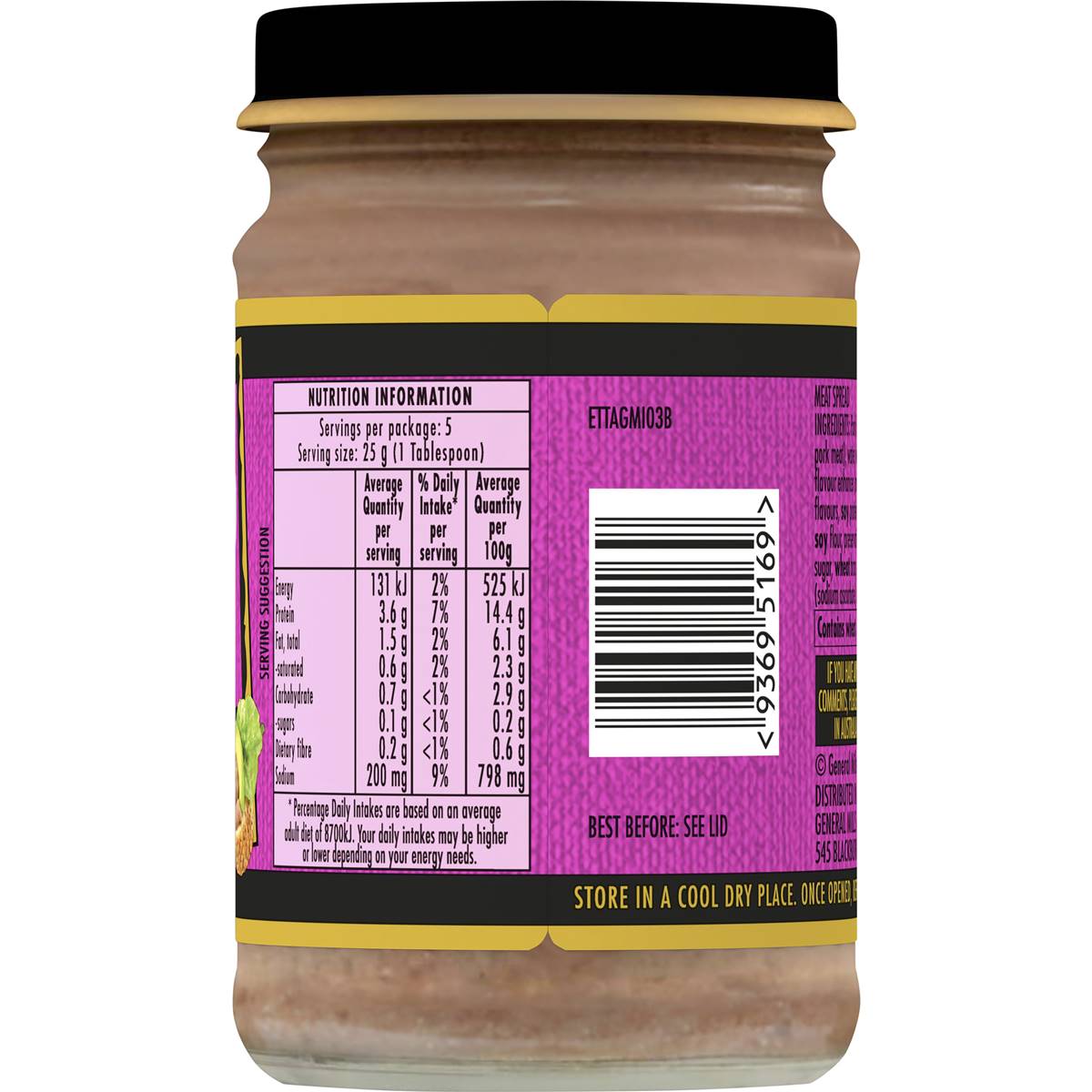 Peck's Devilled Ham Spread 125g