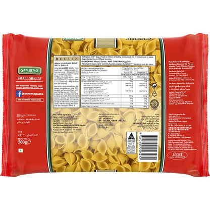 San Remo Shells Small Pasta No 28 500g