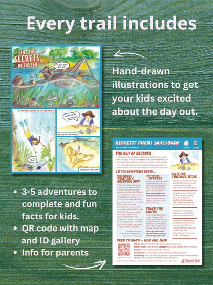 Melbourne's South Adventure Guide Seaside Exploring 5 Mystery Family Adventures Trails & 15 Outdoor Activities by Gumnut Trails Outdoor Travel Toys 2yrs+