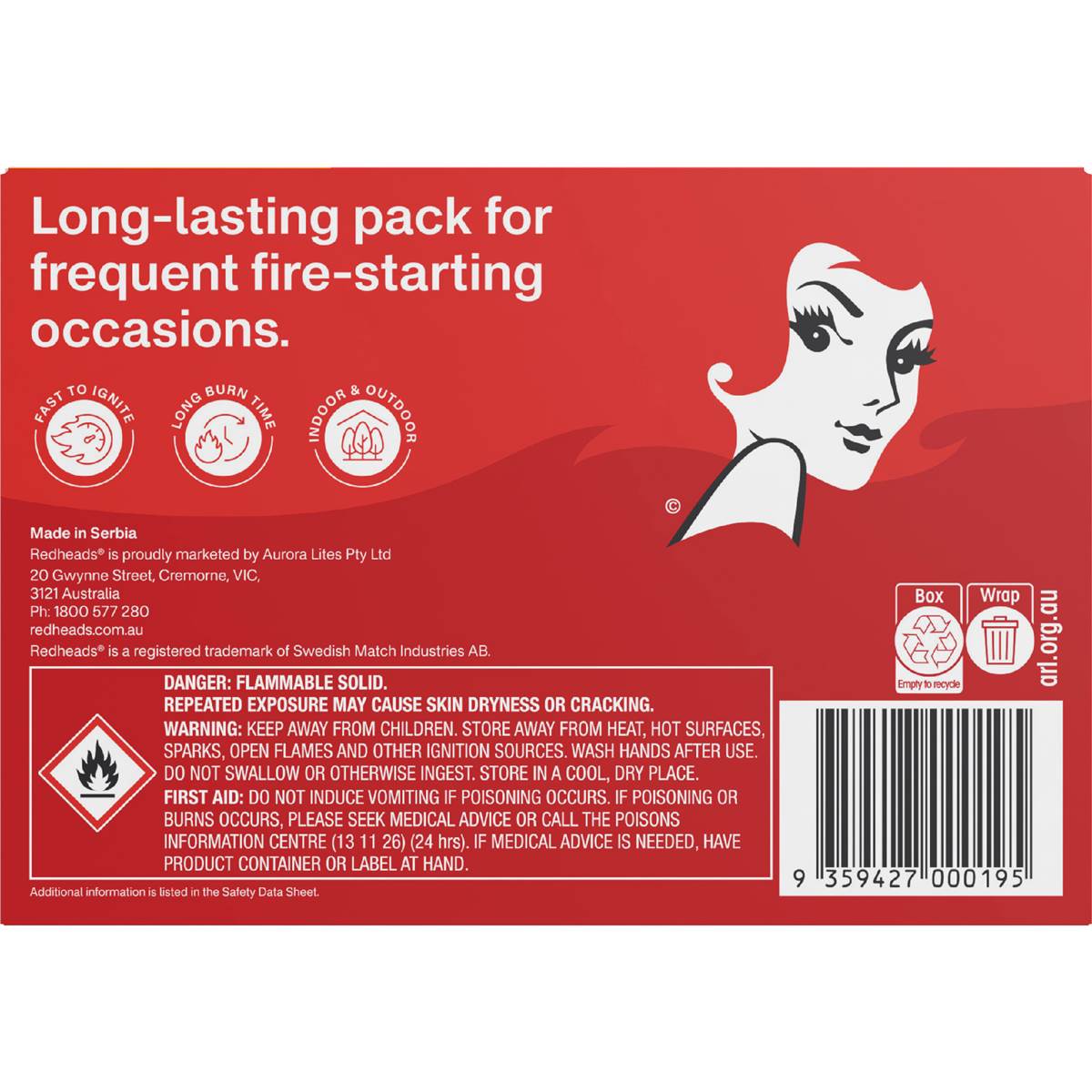 Redheads Classic Mega Value Block 64 Pack