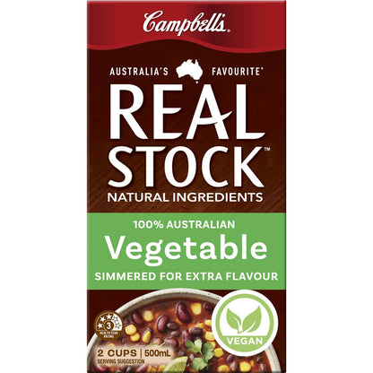 Campbell's Real Stock Vegetable Liquid Stock 500ml