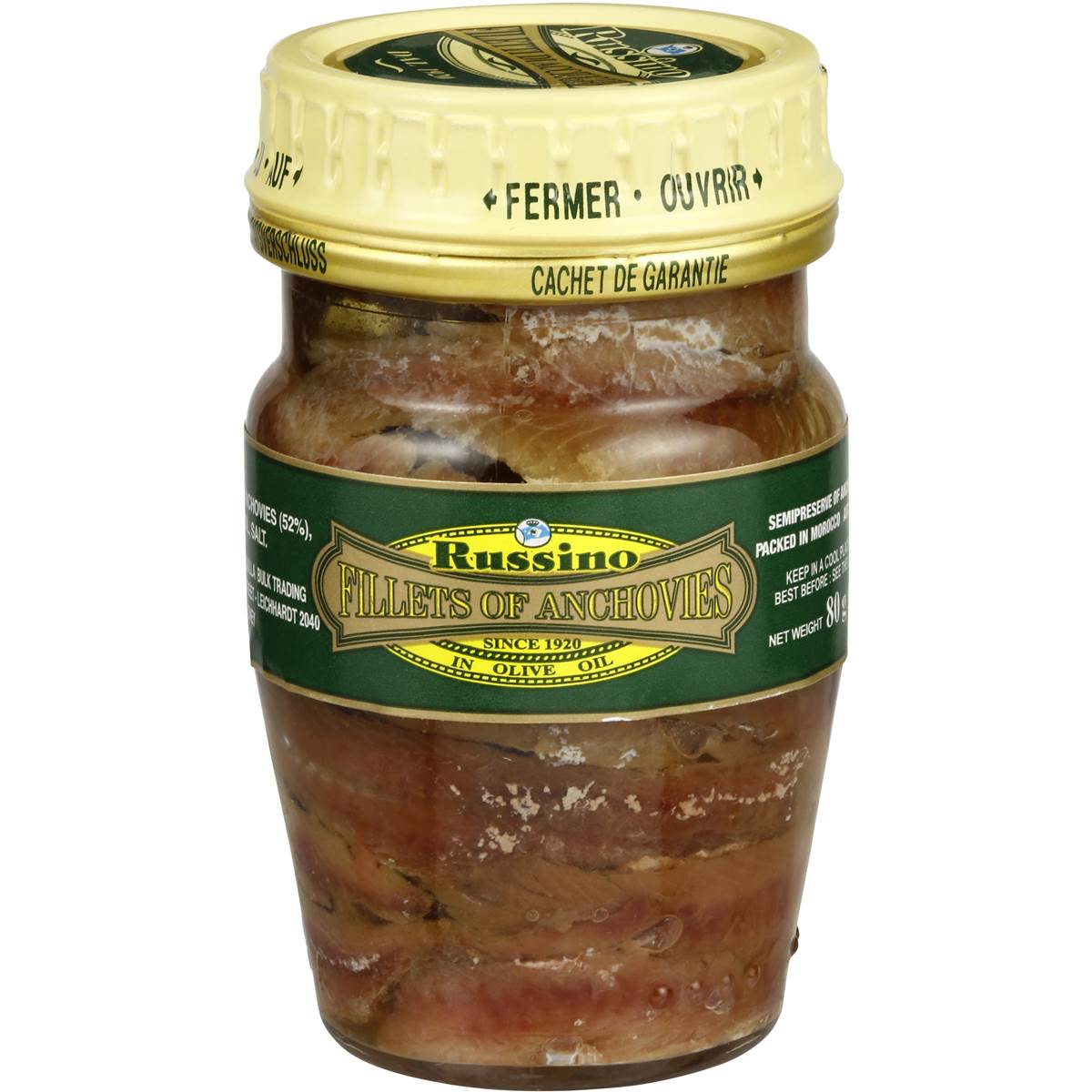 Russino Anchovies Flat 80g