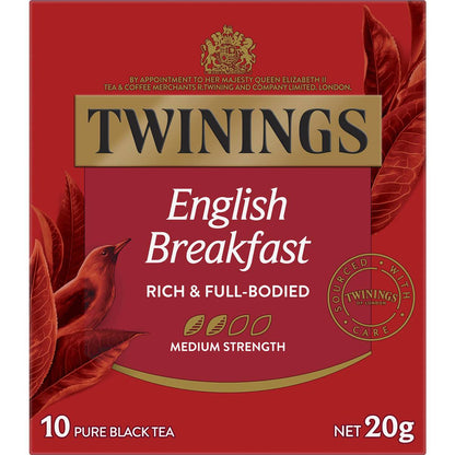 Twinings English Breakfast Tea Bags 10 Pack