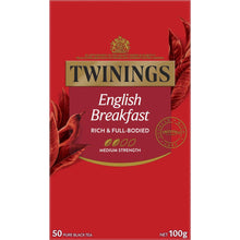 Twinings English Breakfast Tea  Bags 50 Pack