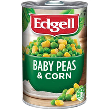 Edgell Baby Peas & Corn Baby Peas & Super Sweet Corn 420g
