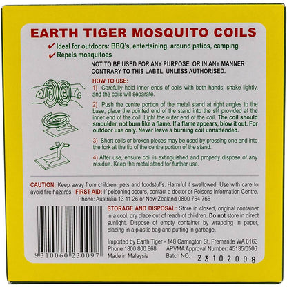 Earth Tiger Mosquito Coild 10 Pack