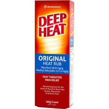 Deep Heat Original  Heat Rub 100g