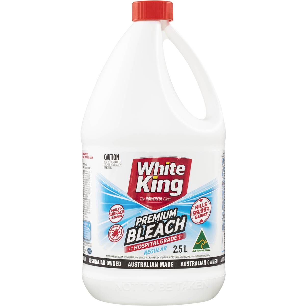 White King Premium Bleach Regular 2.5L