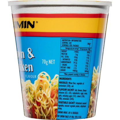 Suimin Chicken & Prawn Noodle Cup 70g