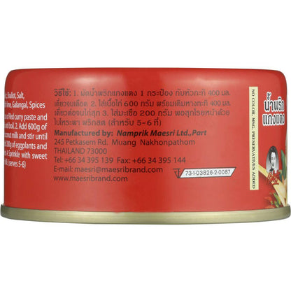 Maesri Paste Red Curry 114g