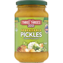 Three Threes Spreadable Sweet Mustard Pickles 390g