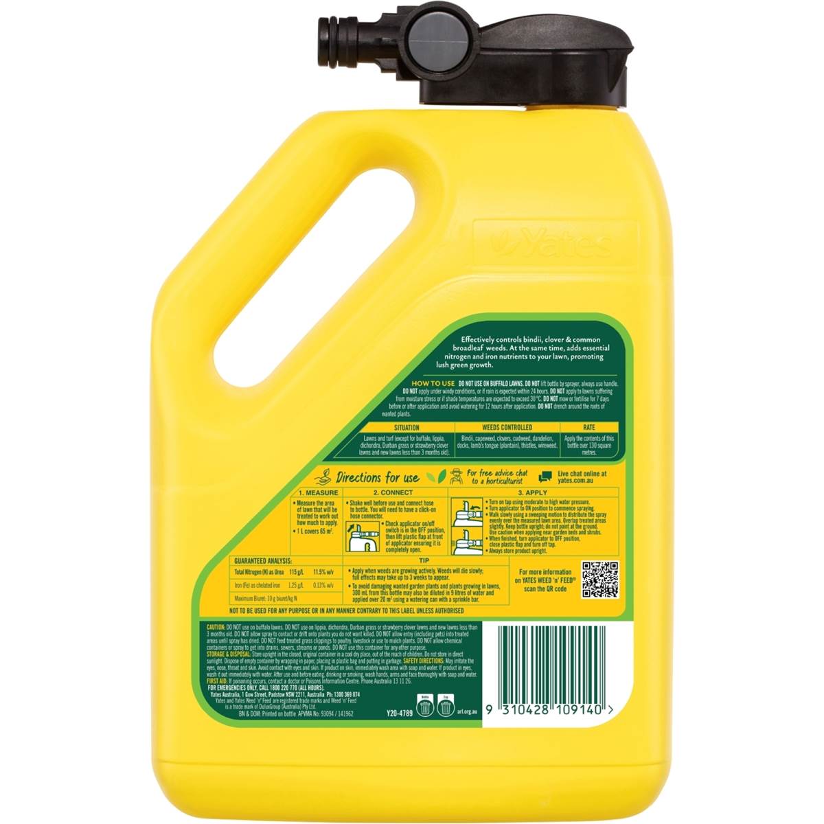 Yates Garden Weed n Feed 2l