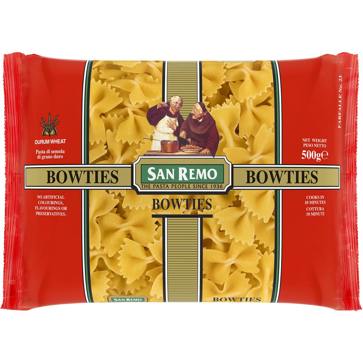 San Remo Bows Ties Pasta No 23 500g