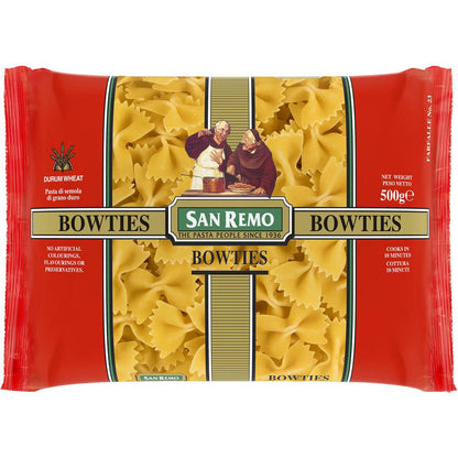 San Remo Bows Ties Pasta No 23 500g