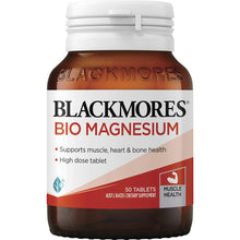 Blackmores Bio Magnesium Muscle Health Tablets 50 Pack