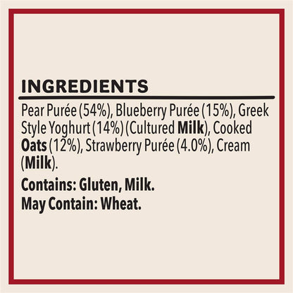 Heinz Smoothie Pear, Berry, Oat, Greek Yoghurt Baby Food 8+ m 120g