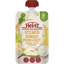 Heinz Smoothie Banana, Pear, Oat, Greek Yoghurt Baby Food 8+ m 120g