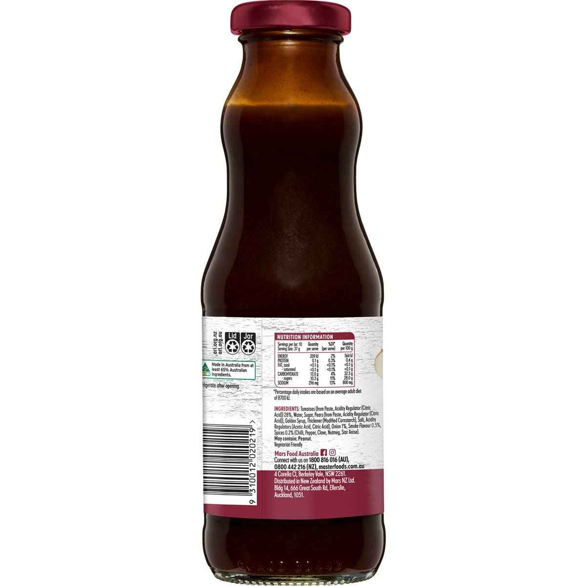 MasterFoods Smokey BBQ Marinade 375g