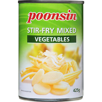 Poonsin Canned Stir Fry Vegetables Mixed 425g
