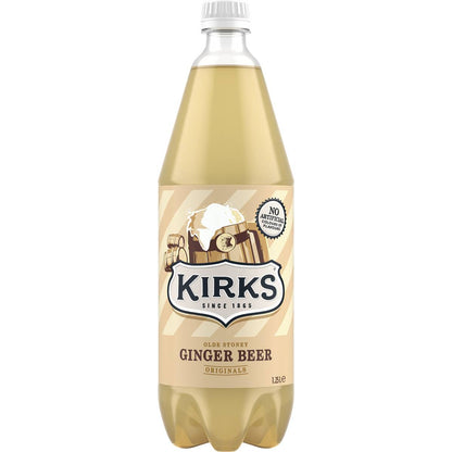 Kirks Ginger Beer Soft Drink Bottle 1.25l