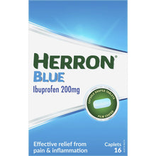 Herron Blue Ibuprofen Caplets 16 pack