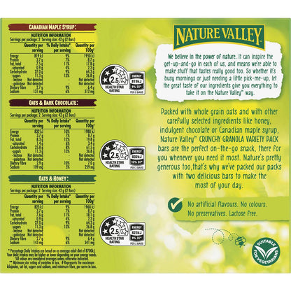 Nature Valley Crunchy Variety Granola Bars 42g x 6 pack