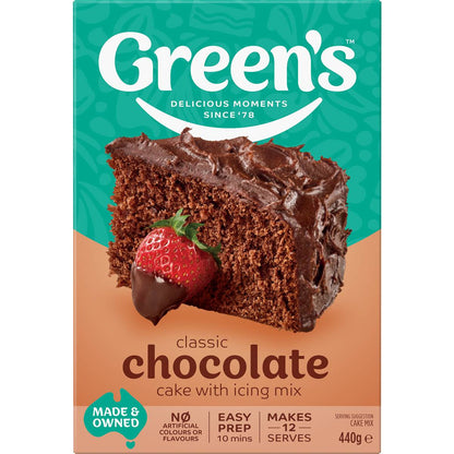 Green's Cake Mix Traditional Chocolate 440g