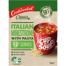 Continental Classics Cup a Soup Italian Minestrone With Pasta 75g