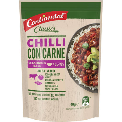 Continental Classics Recipe Base Chilli Con Carne 40g