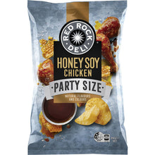 Red Rock Deli Potato Chips Party Bag Honey Soy & Chicken 290g