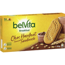 Belvita Choc Hazelnut Sandwich Breakfast Biscuits 5 Pack 253g