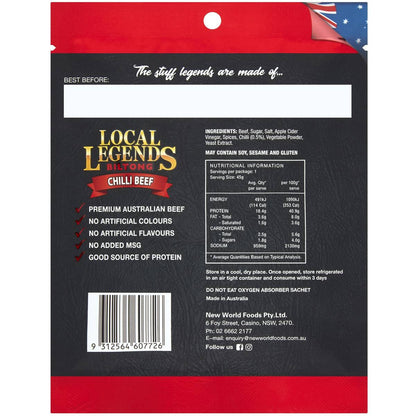 Local Legends Biltong Chilli 45g
