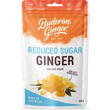 Buderim Ginger Reduced Sugar Ginger 125g