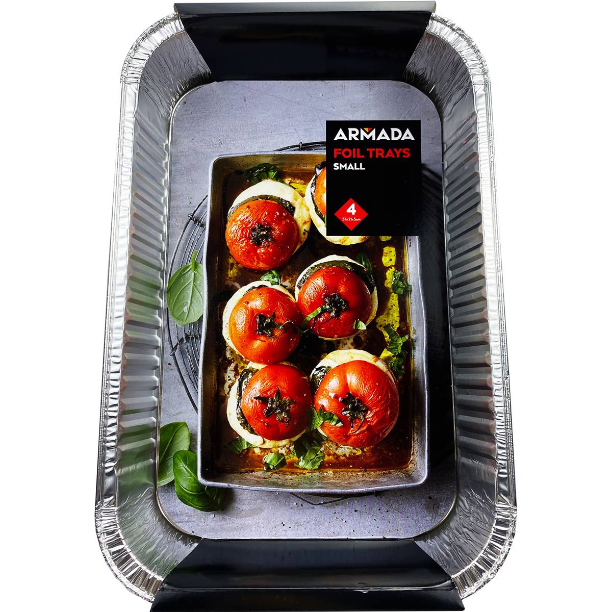Armada Bbq Foil Trays Small 4 Pack