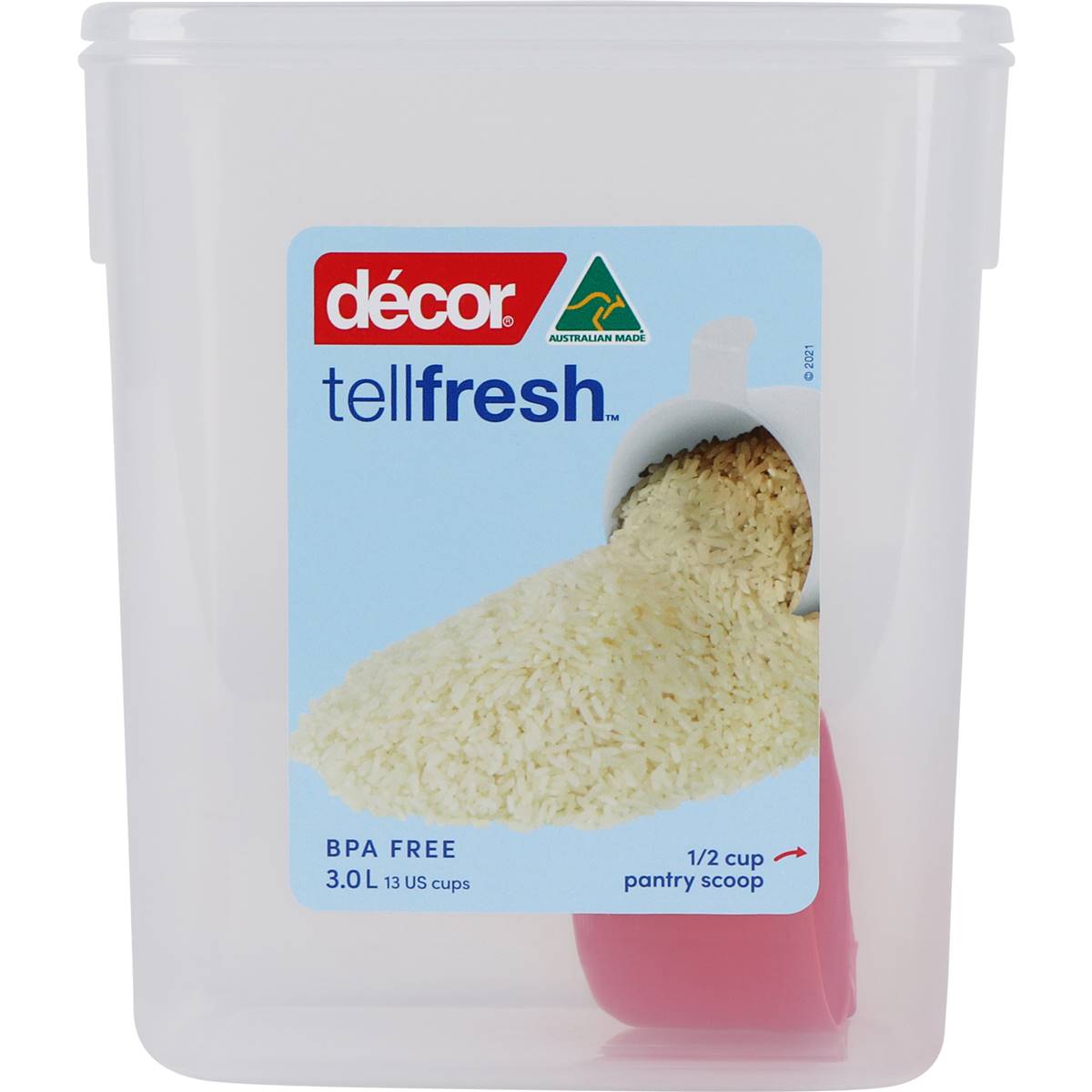 Decor Tellfresh Pantry Container Oblong 3L