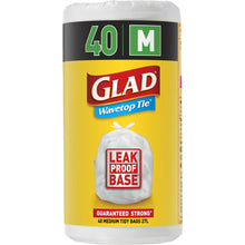 Glad Kitchen Tidy Bag Wavetop Medium 40 Pack