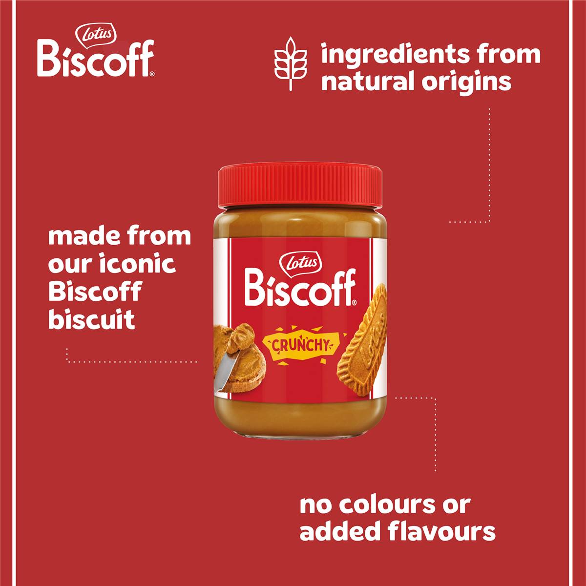 Lotus Biscoff Spread Crunchy 380g
