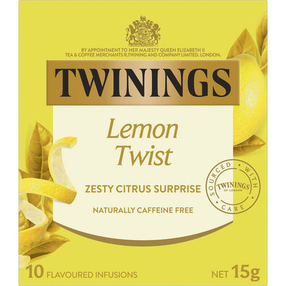 Twinings Lemon Twist Tea Bags 10 Pack