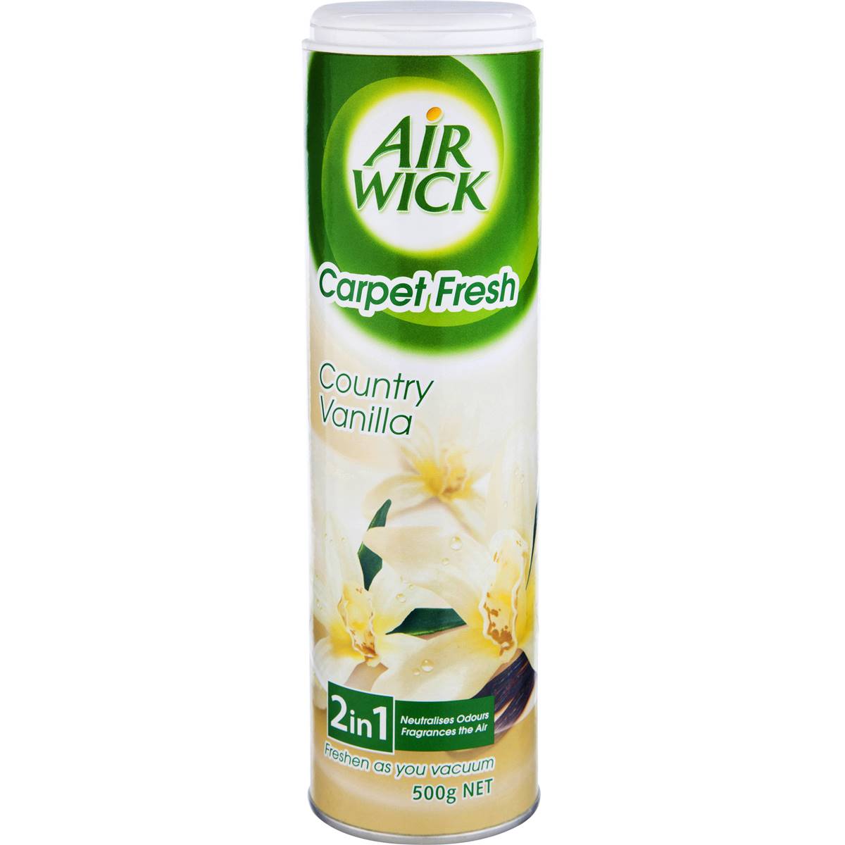 Air Wick Country Vanilla Carpet Deodoriser & Freshener 500g
