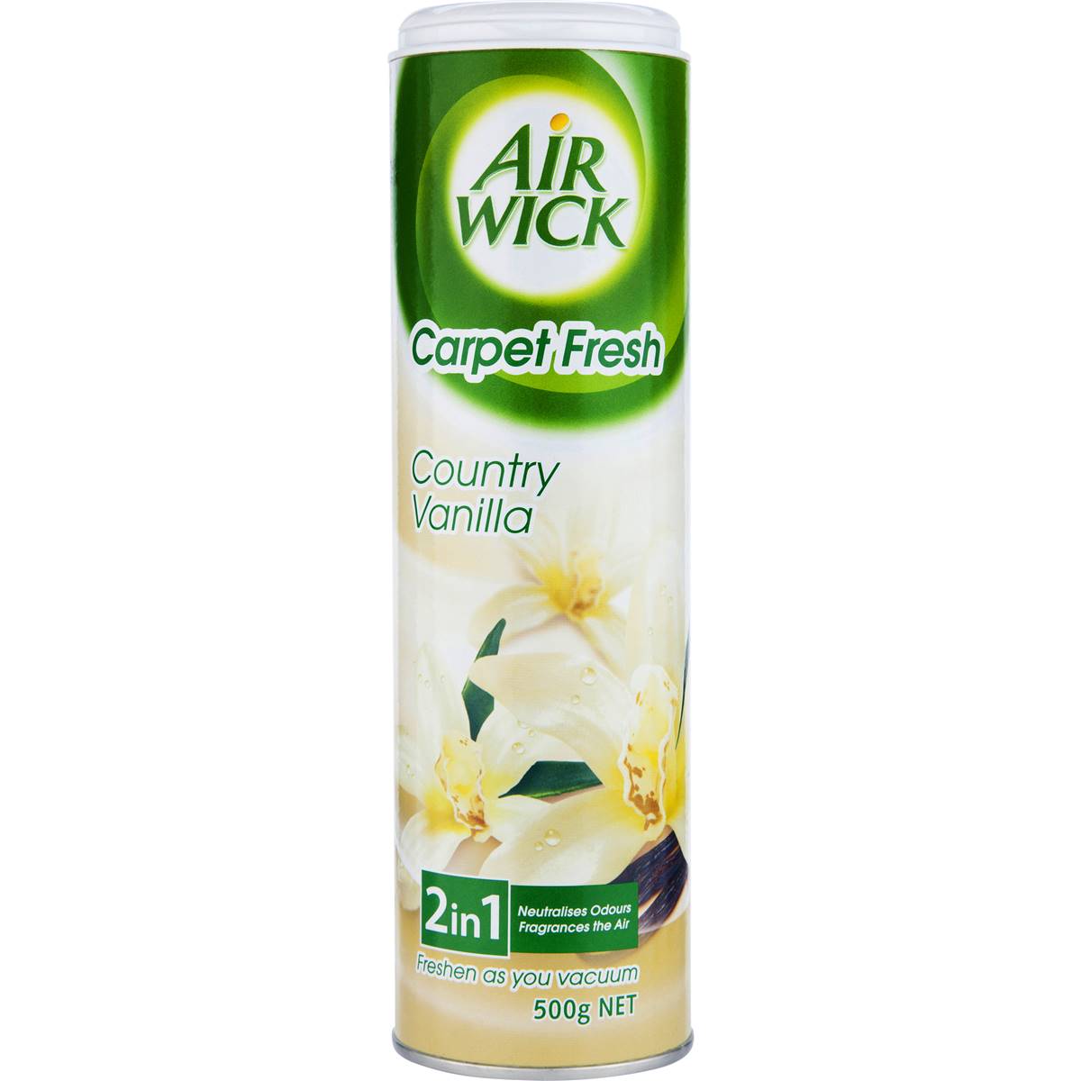 Air Wick Country Vanilla Carpet Deodoriser & Freshener 500g