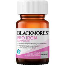 Blackmores Bio Iron Advanced Energy Support Tablets 30 Pack