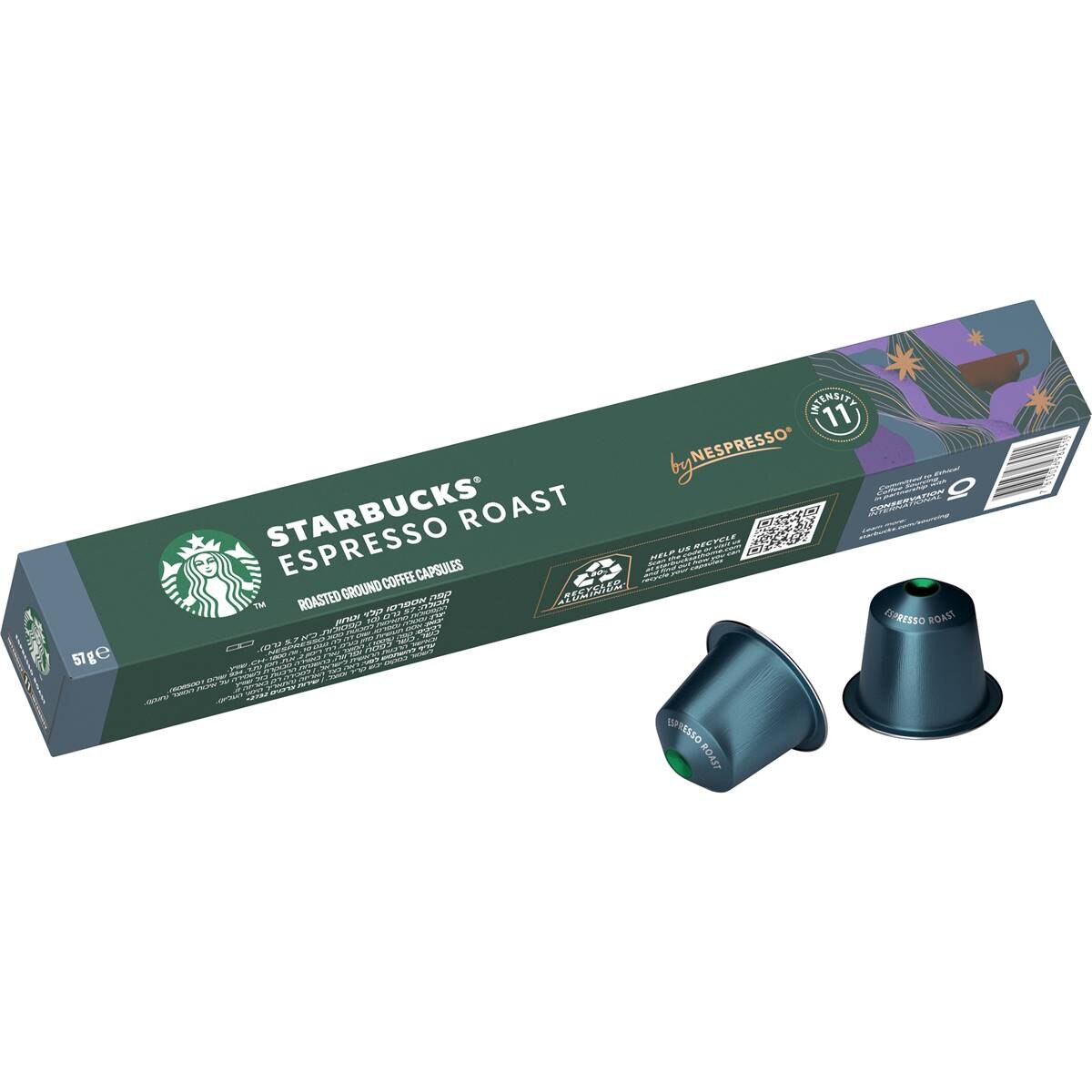 Starbucks by Nespresso Espresso Roast Coffee Pods 10 Pack