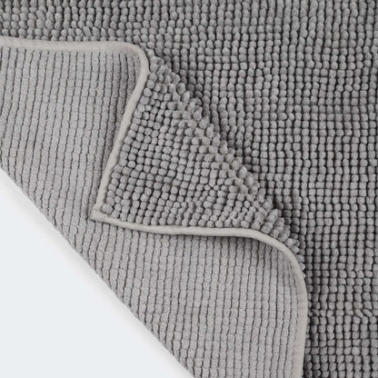 Soft Toggle Bath Mat - Silver Look