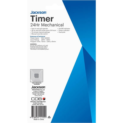Jackson 24 Hour Timer Each