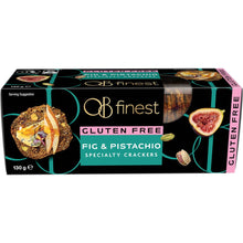 OB Finest Gluten Free Speciality Crackers Fig & Pistachio 130g