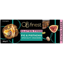 OB Finest Gluten Free Speciality Crackers Fig & Pistachio 130g