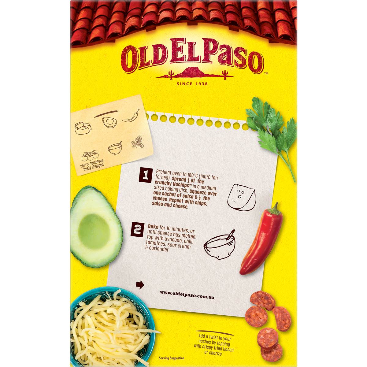 Old El Paso Nachos Kit Mexican Style 505g