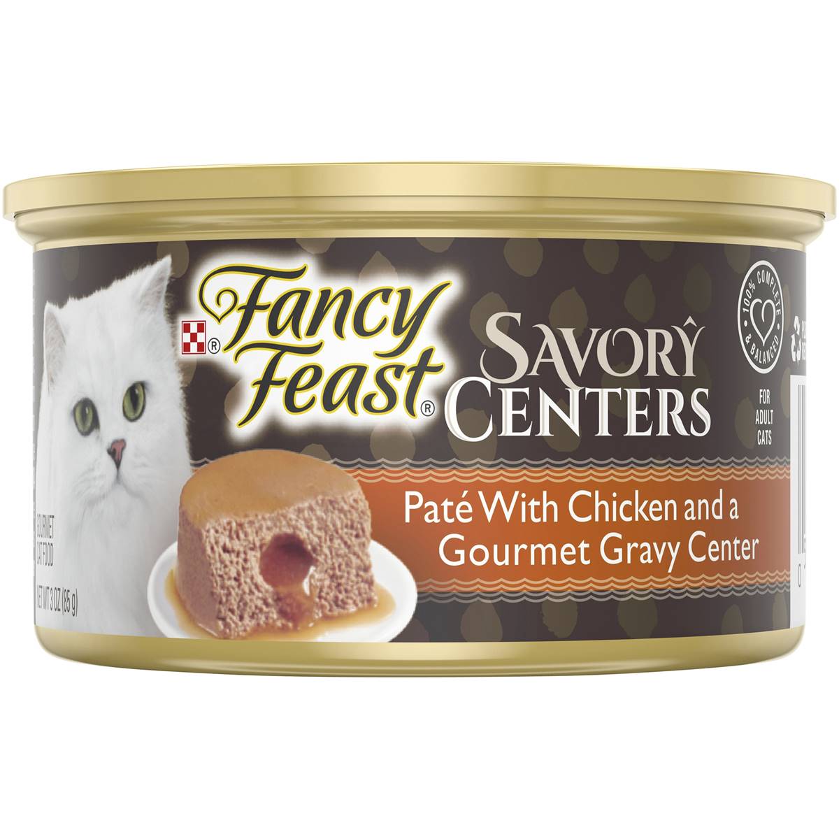 Fancy Feast Adult Savory Centers Patè Chicken Gravy Wet Cat Food 85g