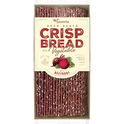 Danvita Crisp Bread Beetroot 130g