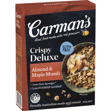 Carman's Muesli Crispy Deluxe Almond & Maple 400g